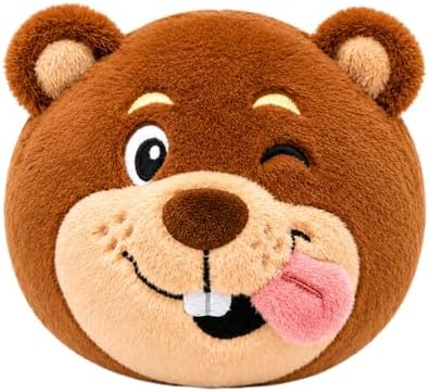 Interactive Dog Toy, Sound Activated Bouncing Bear with Music