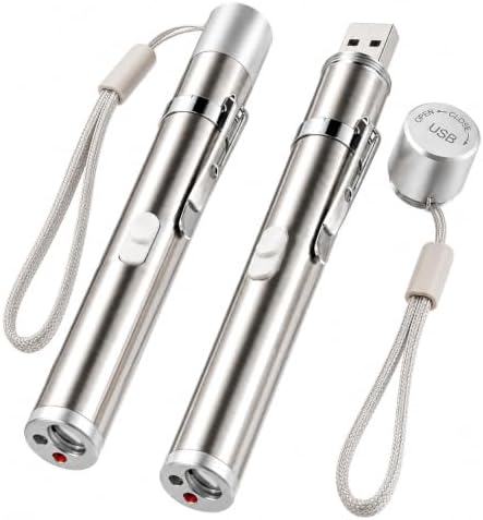 USB Rechargeable Cat Toy Pen, 2-Pack Interactive Toy for Indoor Cats