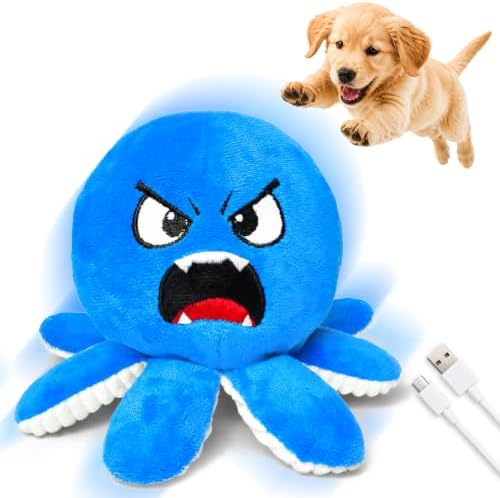 Interactive Octopus Dog Toys to Keep Dogs Entertained(Blue)