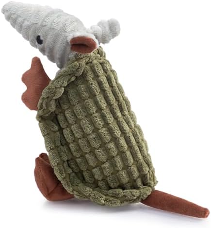Hollypet Armadillo Squeaky Puppy Dog Toys for Small Medium Dogs, 8"