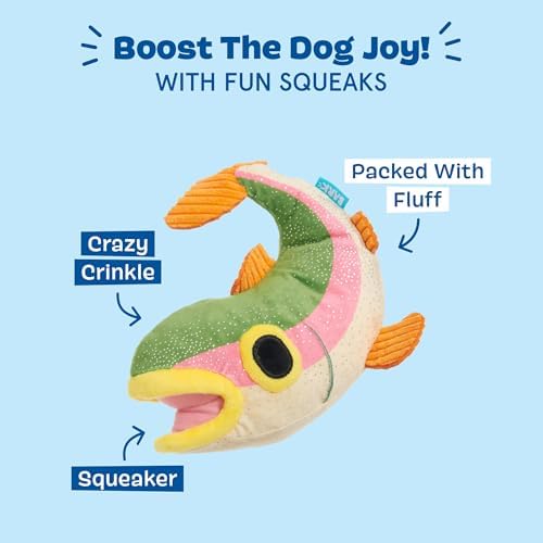 BarkBox Brooke Trout Plush Dog Toy - for Dogs