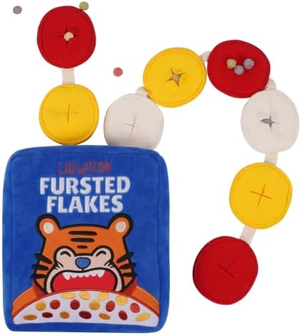 CHEWFFON Dog Snuffle Toy, Nose Work Enrichment Puzzle for Dogs