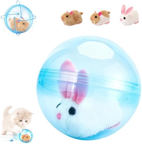 Self-Rolling Interactive Cat Ball, 360° Rotating Automatic Pet Toy