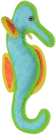Tuffy® - DuraForce® : 2 Pack Seahorse Dog Toy: Ultra Durable Plush Toy with Multiple Layers & Reinforced Seams, Washable and Floats, DuraForce® Construction