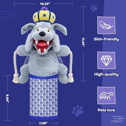 Cat Wrestling Glove, Toy with Sumo Wrestler Hand Puppet, Cat Teaser Catsumo Boredom Busting Training and Exercise Toy for Kittens, Indoor Cats