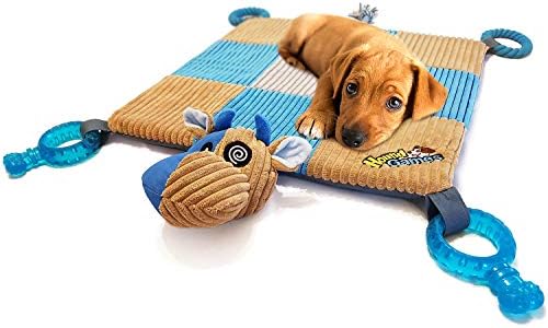 Puppy Play Mat with Teething Toys, Activity Mat, Puppy Chew Toy, Puppies