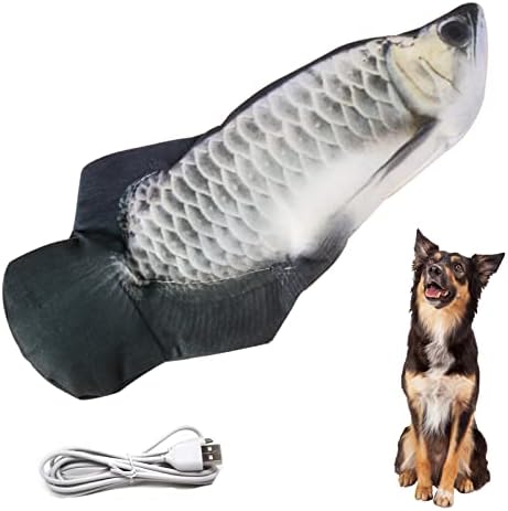Flopping Fish Electric Dog Toy,Realistic Interac tive for Small Medium Dogs