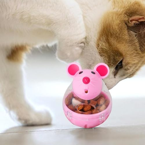 Cat Treat Toy Dispenser Small Slow Feeder Interactive Adjust Diet Exercise