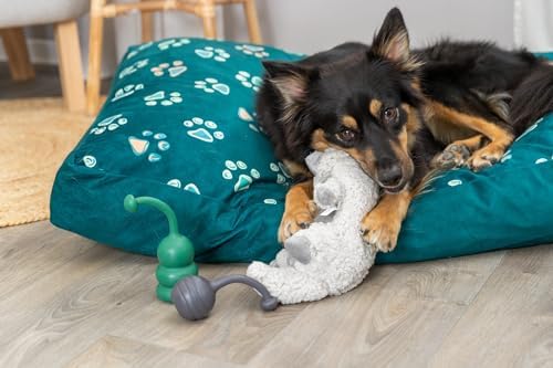 TRIXIE Be Eco Emir The Otter Plush Dog Toy for All Dogs, 12" Fun and Cuddly Squeaky Dog Toy, 96% Recycle Material