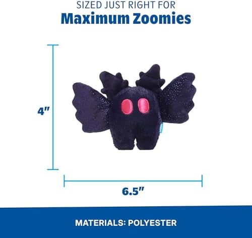 BarkBox Manny Mothman Dog Toy - Toy for Small Dogs