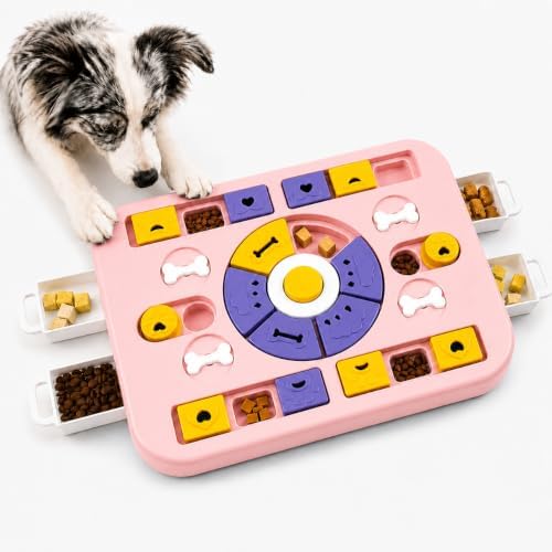 Interactive Dog Puzzle Toy, Maze Slow Feeder, 15.4 in