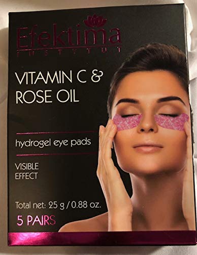 Vitamin & Rose Oil Hydrogel Eye Pads Visible Effect 5-Pairs