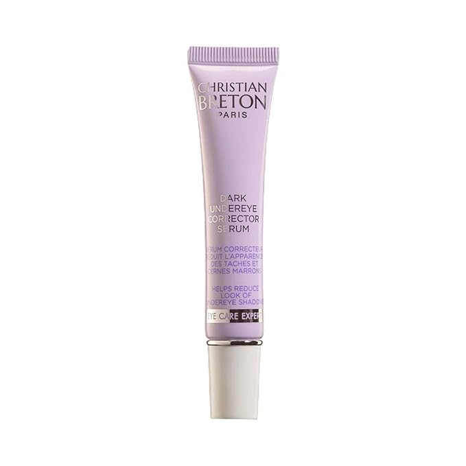 Christian Breton Dark Undereye Corrector Serum - Hydrating Under Eye Serum for Dark Circles - Shea Butter & Soothing Botanicals - Ophthalmologist Tested, Made in France - 3 ml / 0.10 oz
