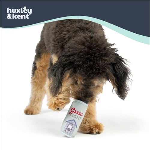 Huxley & Kent Tiny Tuff Plush Dog Toy, Grrrs Light