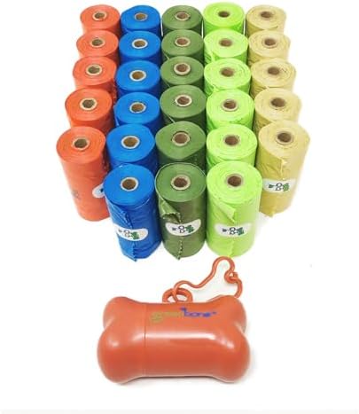 Greenbone Jar-O-Refills Dog Poop Bags & Dispenser, 28 Rolls