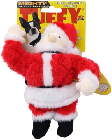 MIGHTY Tuffy Santha Ultra Durable Small Plush Dog Toy