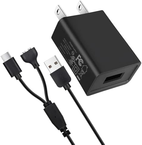 Fast Charger for Jugbow Training Collar-USB Power Adapter,Dog Shock Collar Charger Cord Replacement-3.3ft USB to USB-C and Magnetic Charging Cable