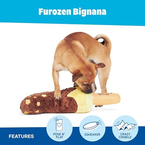BarkBox Furozen Bignana Dog Toy - XL - Fun for Dogs