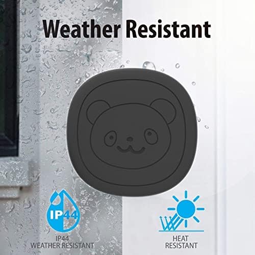 GOWENIC Home Wireless Ding Dong Doorbell, Smart Sensor Pet Door Bell, 110-260V Portable Wireless Doorbell for Office (ABS)