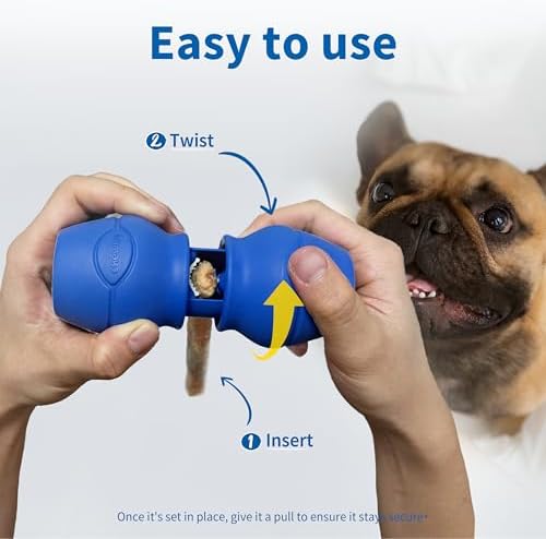 PetClan Chewise Bully Stick Holder for Dogs, Metal Teeth Dog Chew Holder