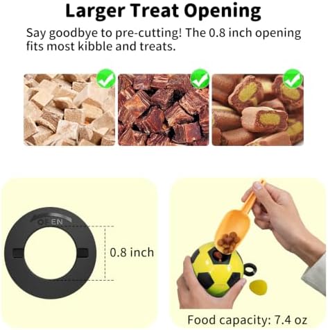 Interactive Dog Toys Treat Puzzle Dispensers Giggle Dog Ball