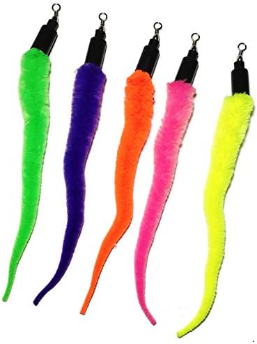 Pet Fit For Life 5 Piece Replacement Pack of Worms for Cat and Kitten Toy