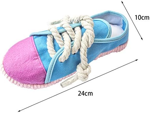 IFOYO Squeaky Dog Chew Toy, Mini Sneaker Interactive Toy for Small Dogs