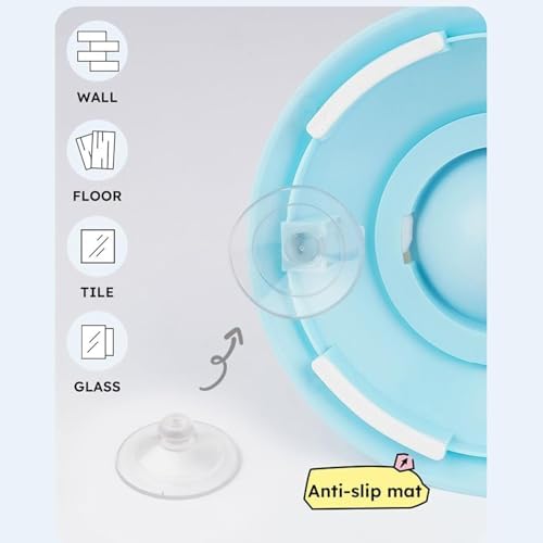 Dog Lick Toy, Slow Feeder & Anxiety Relief Licking Mat for Dogs and Cats, Non-Slip Suction Cup, Interactive Food Dispenser for Liquid & Soft Food, Easy to Clean