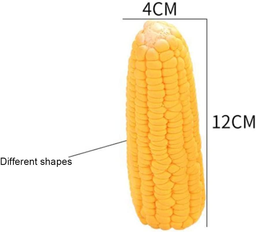 Pet Dog Corn Shape Squeaky Bite-Resistant Interactive Play Chew Pet Supplies Dog Toy Corn, Aggressive Chewers for Dog