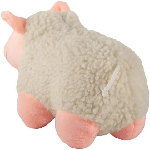 Jeffers Pet Plush Dog Toy with Squeaker, Lamb 9" - Soft Plush Fleece Stuffed Lamb with Built-in Squeaker Interactive Cuddle Plush Pet Toy for Dogs Small Medium Breeds, Lightweight, Machine Washable