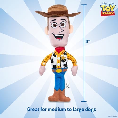 Disney for Pets Pixar Toy Story Woody Plush Dog Toy, 9 Inch