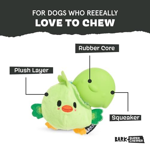 BarkBox Piper Parrot Dog Toy - for Small Dogs