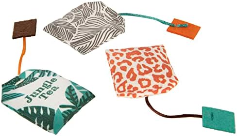 Instincts by SmartyKat 3-Pack HappyNip Tricky Tea Bags Cat Toys, Contains Catnip & Silvervine - Multicolor, 3-Pack