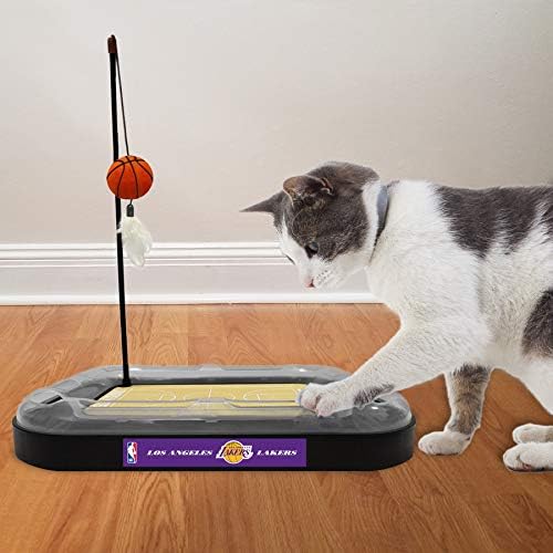 LA Lakers Basketball Cat Scratcher Toy