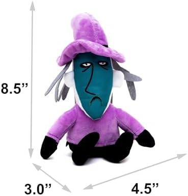 Buckle-Down Disney Squeaky Plush Dog Toy for Large, Medium & Small Dogs, The Nightmare Before Christmas Shock Full Body Pose, 3.0" x 4.5"