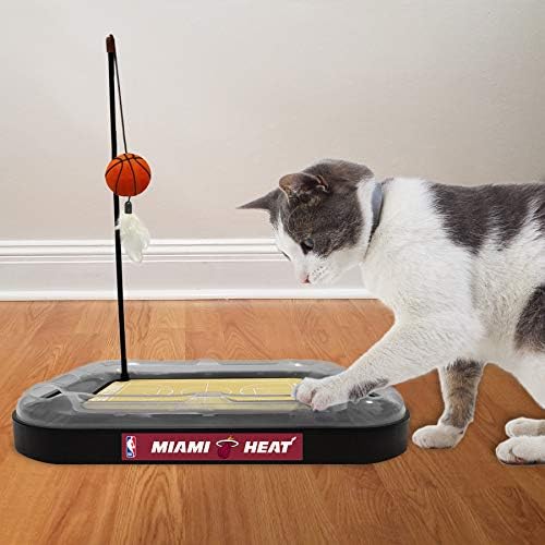 Pets First Miami Heat Basketball Cat Scratcher Toy