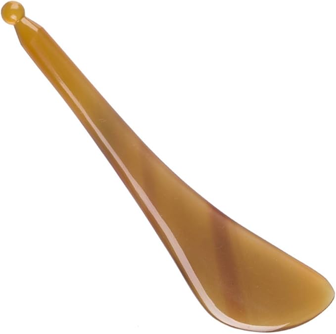 Beaupretty 2pcs Manual Scraping Plate Smooth Gua Massage Tool for Face Eyes Finely Polished Lightweight and Comfortable to Use for Relaxation and Skin Care