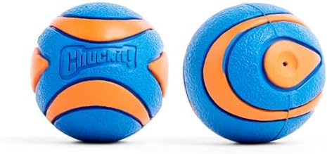 Chuckit! Ultra Squeaker Ball Dog Toy, Small, 2in, 2 Pack