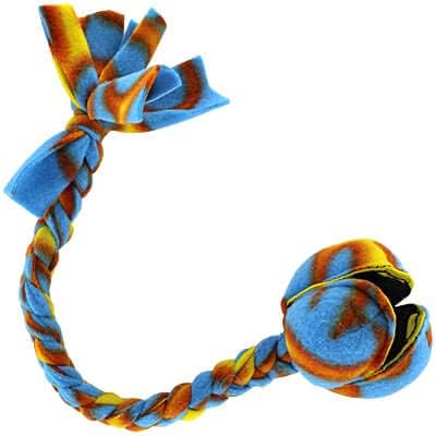 Clean Run Lotus Ball - Braided Fleece Tug