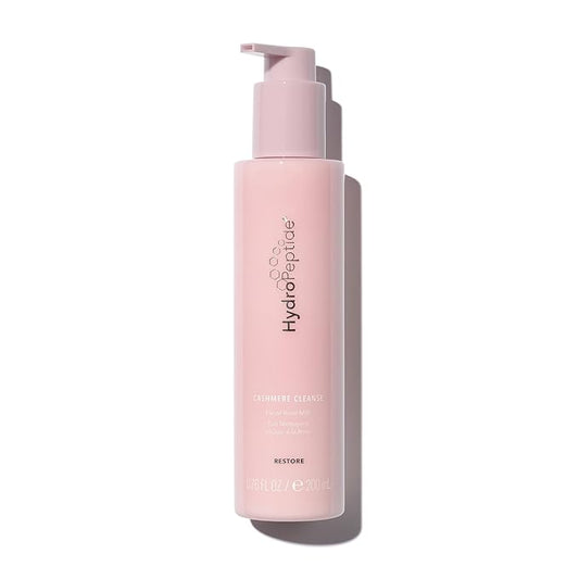 HydroPeptide Cashmere Cleanse, Facial Rose Milk, Clean & Balance Skin's Natural Oils, 6.76 Ounce