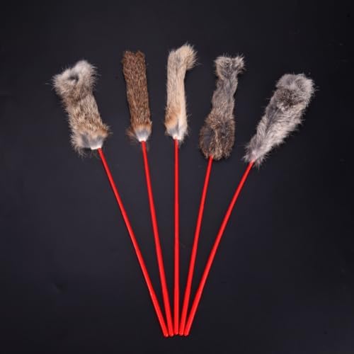 5pcs Cats Stick Pet Toy Long Strip Teaser for Cats