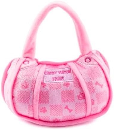 Haute Diggity Dog Chewy Vuiton Handbag Plush Dog Toy, Designer Parody Toy
