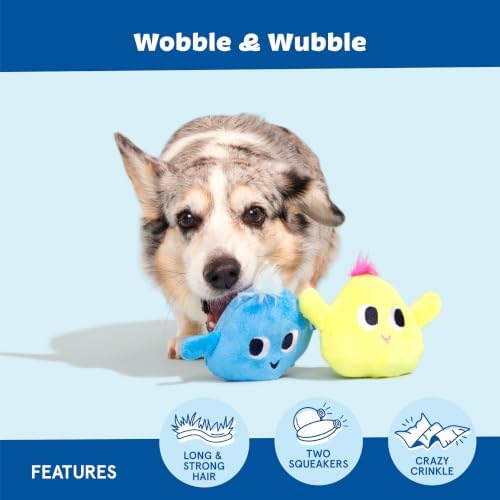 BarkBox Wobble Dog Toy Set - Extra Small to Small Dogs