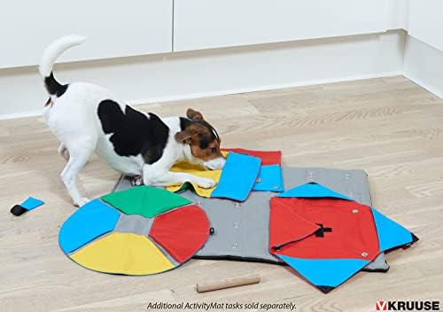 Kruuse Buster ActivityMat Starter Set – Interactive Dog Enrichment Puzzle Mat with 3 Activity Tasks – Mental Stimulation Training Toy for Dogs – Vet-Recommended Cognitive Toy for All Breeds