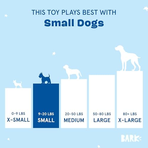 BarkBox Them Apples 3-in-1 Interactive Plush Dog Toy | Squeaky Dog Chew Toy with Crinkle Layers - For Small Dogs and Puppies