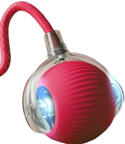 Interactive Electric Pet Ball, USB Rechargeable Auto Rolling Toy with Tail