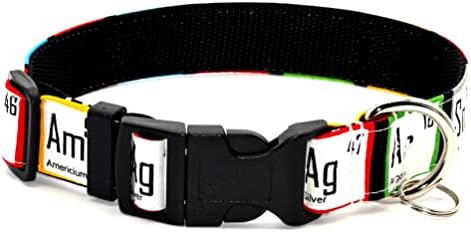 Periodic Table Dog Collar, X-Large 17-27 Inches