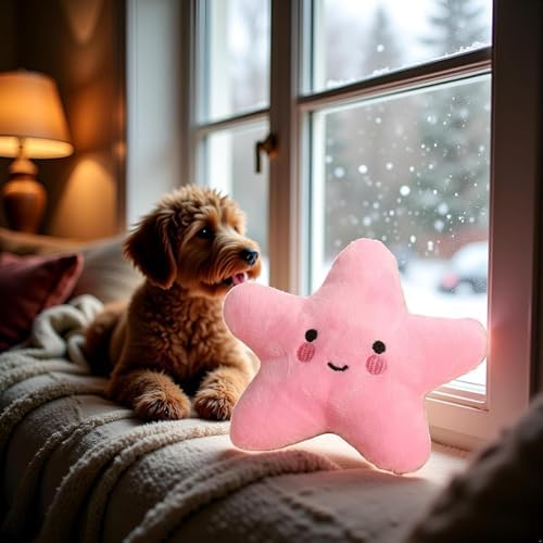 Dog Toys for Small Dogs,Starfish Squeaky Toy, Soft Plush Vocal Dog Plaything Pets Supplies, Squeaky Toys/Chew Toys for Medium Large Dog, Squeak Toys, Pet Toys