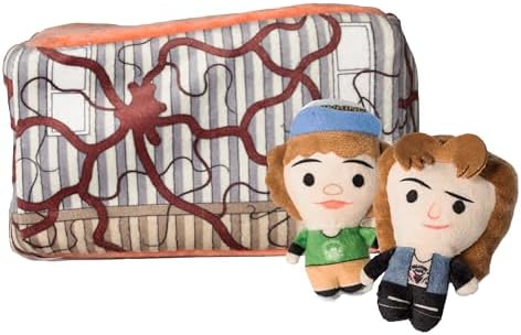 design LAB, Inc. Stranger Things Official Merchandise | Plush Nesting Toy for Dogs | Dustin & Eddie in Trailer | Cool Dog Toys Squeak and Hide for Indoor Interactive Play | Stranger Things Toys