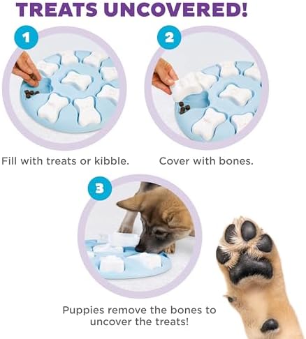 Outward Hound Nina Ottosson Puppy Tornado Dog Puzzle Interactive Treat Puzzle Dog Enrichment Dog Toy for Puppies, Level 2 Intermediate, Pink